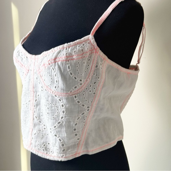 Free People Pop of Color Corset Top M - Picture 5 of 11